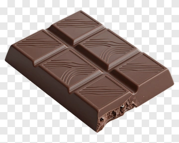 Chocolate Bar With A Bite Taken Out PNG