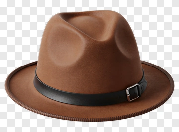 Brown Fedora Hat PNG