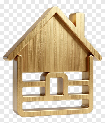 Golden House Icon PNG