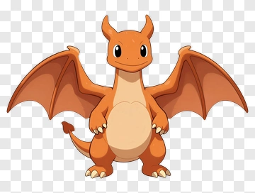 Cartoon Dragon Character PNG