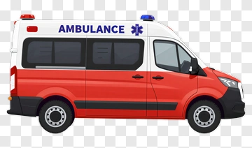 Ambulance Vehicle Side View PNG