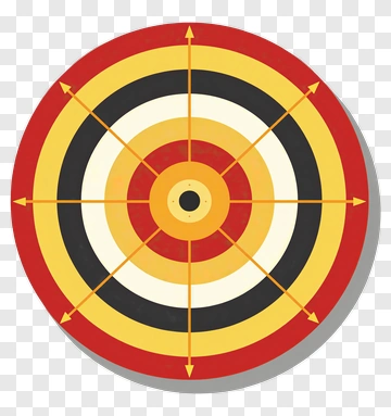 Target Board With Concentric Circles PNG
