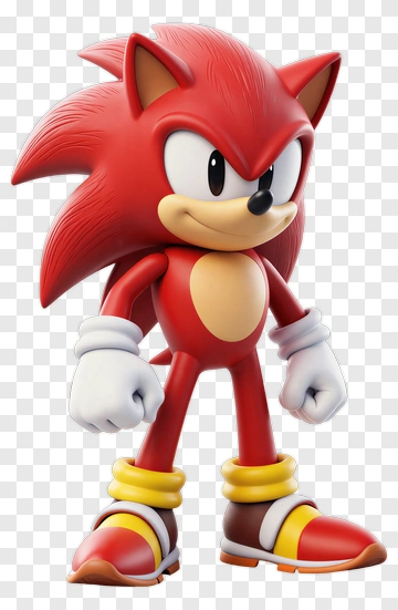 Red Cartoon Hedgehog Character PNG