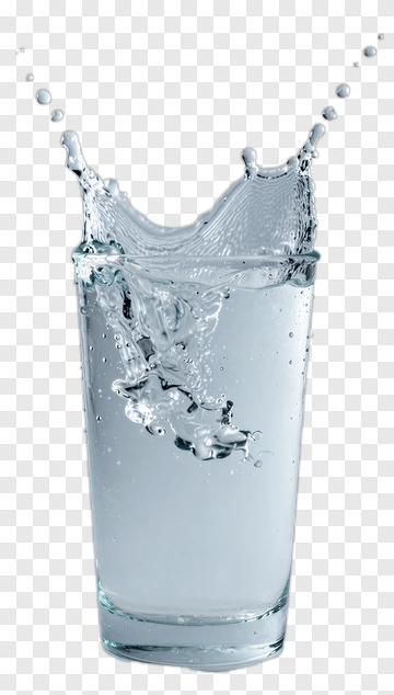 Water Splashing In A Glass PNG