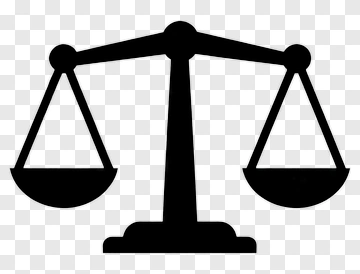 Black Scales Of Justice PNG
