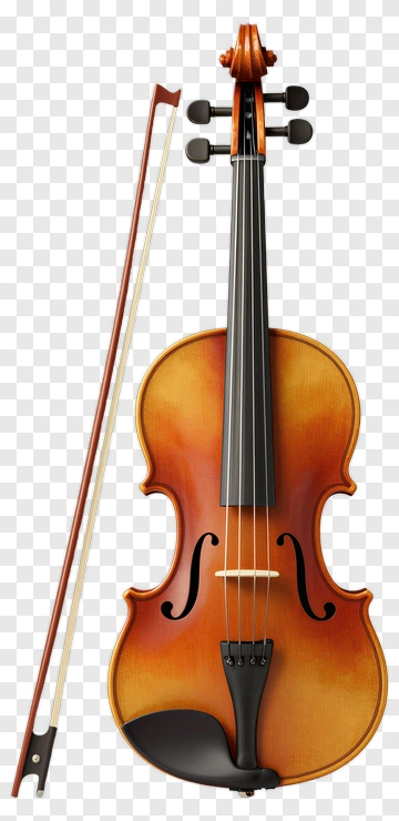 Violin With Bow PNG