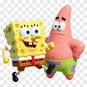 Spongebob Squarepants And Patrick Star Cartoon Characters PNG