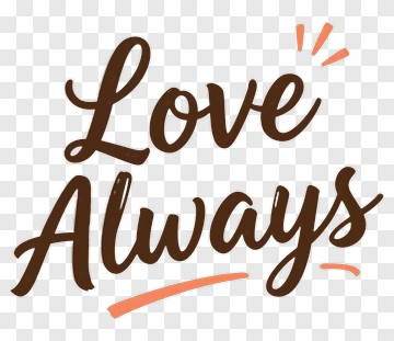 Love Always PNG