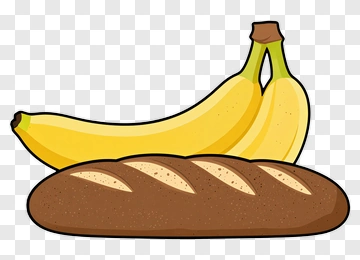 Bananas And Brown Bread PNG