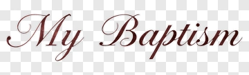 My Baptism PNG