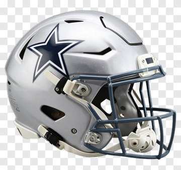 Football Helmet With Star Design PNG