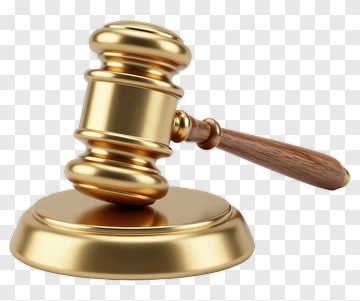 Golden Gavel PNG