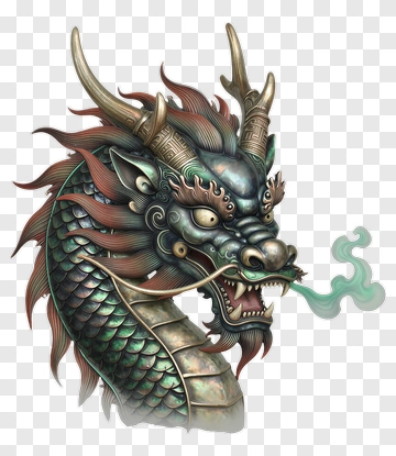 Dragon Breathing Smoke PNG