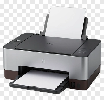 Printer With Paper Tray PNG