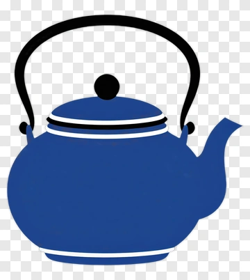 Blue Teapot PNG