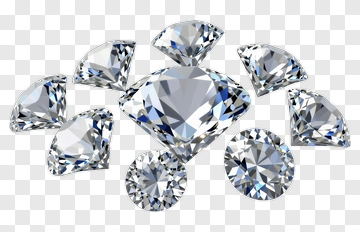 Collection Of Sparkling Diamonds PNG