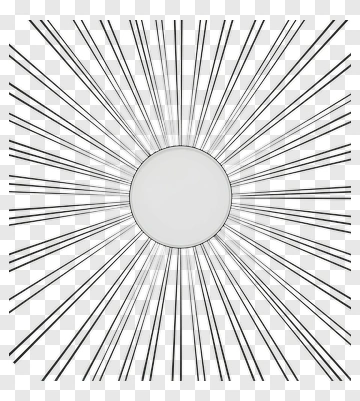 Sunburst Graphic Design Element PNG
