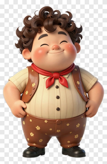 Cartoon Boy Smiling PNG