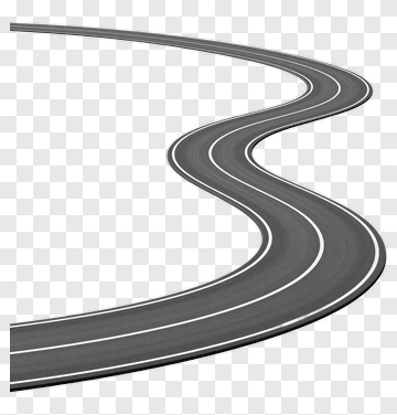Curved Road PNG