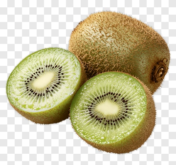 Sliced Kiwi Fruit PNG