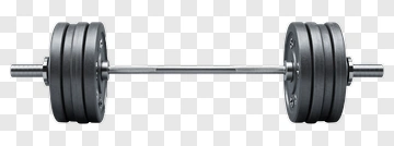 Barbell With Weight Plates PNG