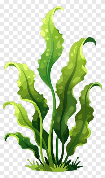 Green Seaweed Plant PNG