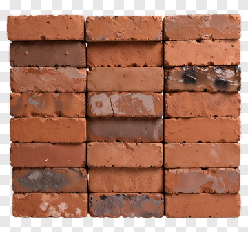Stack Of Red Bricks PNG