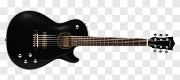 Black Electric Guitar PNG