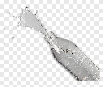 Water Splashing From A Bottle PNG