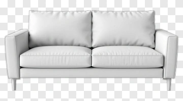Modern White Sofa PNG