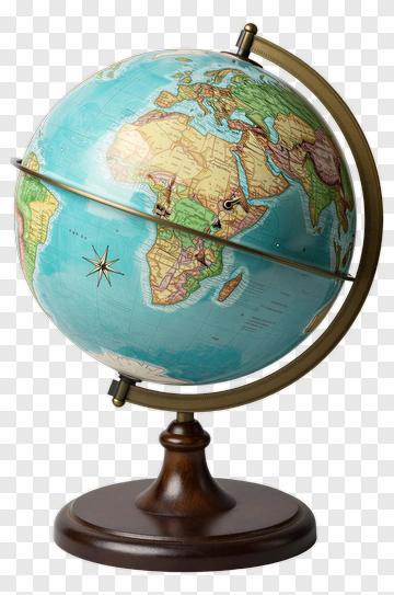 Globe On Stand PNG