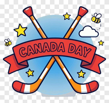 Canada Day Celebration Design PNG