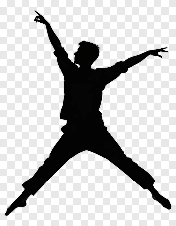 Dancer Performing A Jumping Pose PNG