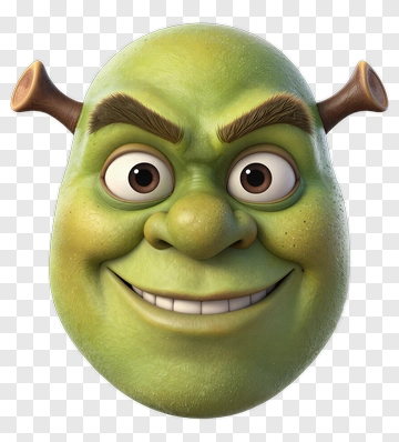 Shrek Character Face PNG
