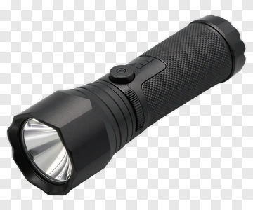 Black Flashlight PNG