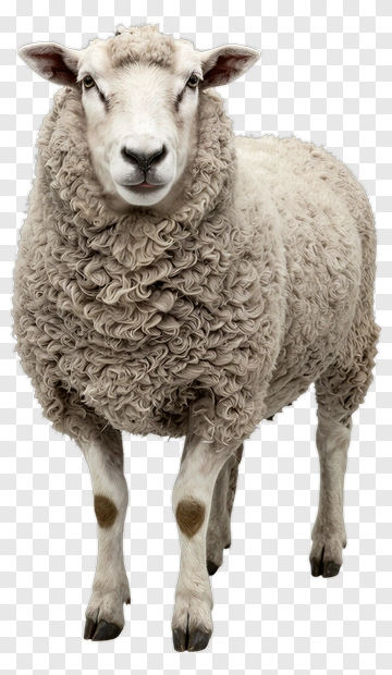 Curly Sheep PNG
