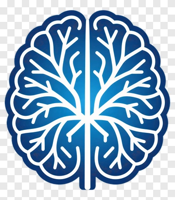 Blue Brain Illustration PNG