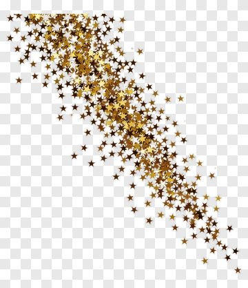 Gold Star Glitter PNG
