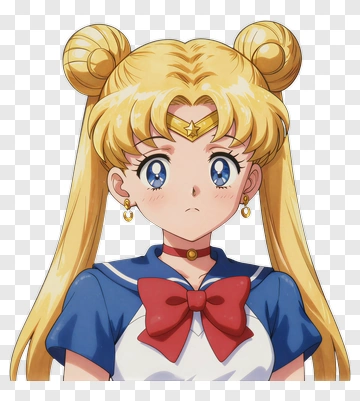 Anime Character With Blonde Hair And Blue Eyes PNG