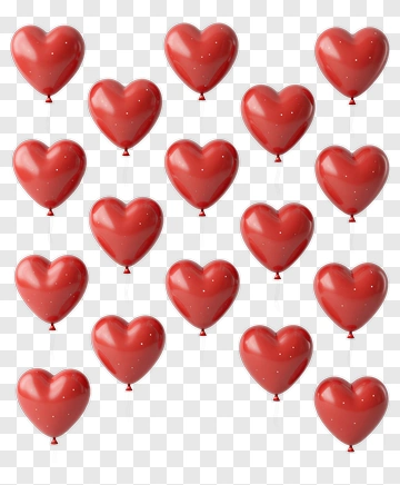 Heart Balloons PNG