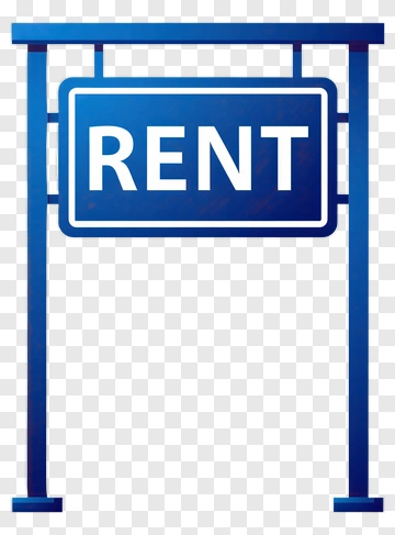 Rent Sign PNG