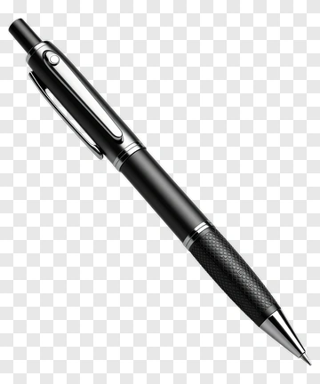 Black Ballpoint Pen PNG
