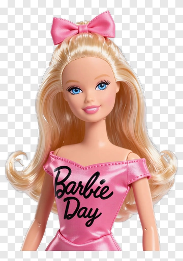 Barbie Doll Celebrating Barbie Day PNG
