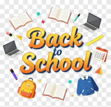 Back To School Supplies And Accessories PNG