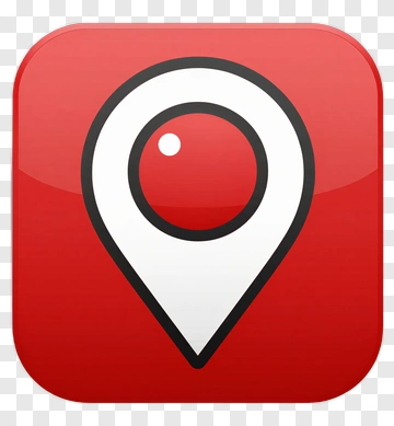 Red Location Pin Icon PNG