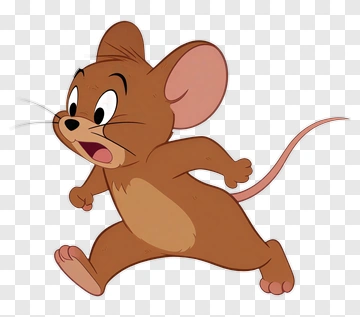 Cartoon Mouse Running PNG