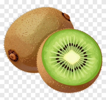 Sliced Kiwi Fruit PNG