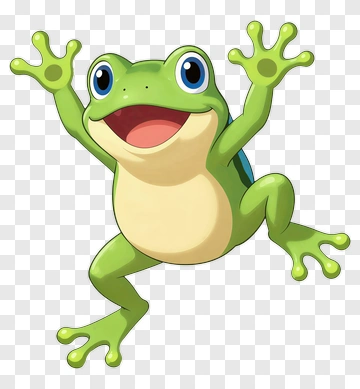 Cartoon Frog PNG