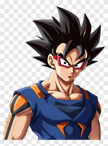 Fictional Character With Spiky Hair And Sunglasses PNG