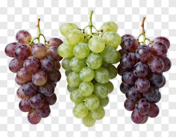 Grapes In Various Colors PNG